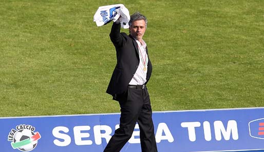 Jose Mourinho holte seinen dritten Meistertitel im dritten Land. Er wurde schon Meister in Portugal (mit dem FC Porto) und in England (mit dem FC Chelsea)