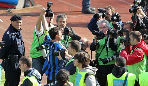 Mr. Inter Javier Zanetti. Seit 1995 spielt der Argentinier für die Nerazzurri
