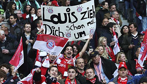 Die Fans des FC Bayern haben sich bereits vor Spielbeginn siegesgewiss gezeigt