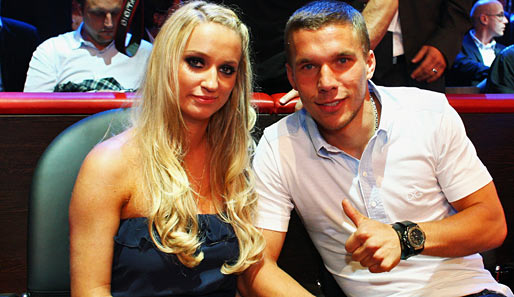 Lukas Podolski hat mit seiner Freundin Monika Puchalski einen Sohn