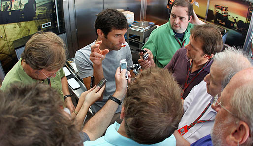 Red-Bull-Kollege Mark Webber erklärte nach dem Rennen seinen spektakulären Crash mit Heikki Kovalainen