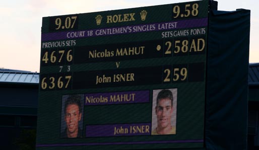 Wimbledon, Tag 3: Der Amerikaner John Isner und der Franzose Nicolas Mahut lieferten sich das unfassbarste Match der Tennis-Geschichte