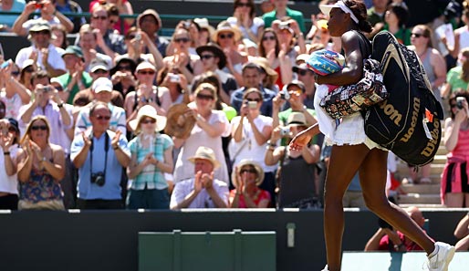 Wimbledon, Tag 8: Für Venus Williams war das Rasenturnier unerwartet schnell zuende. Die US-Amerikanerin verlor überraschend...