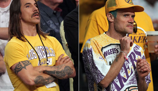 Bekennende Lakers-Fans: Die Red Hot Chilli Peppers