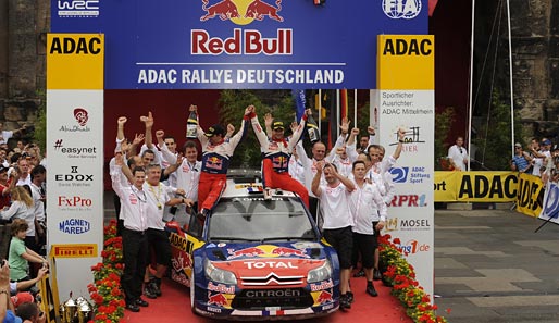 Wir springen zur Deutschland-Rallye und feiern mal wieder Sebastien Loeb, der sich ganz überlegen seinen achten Sieg in Deutschland holte