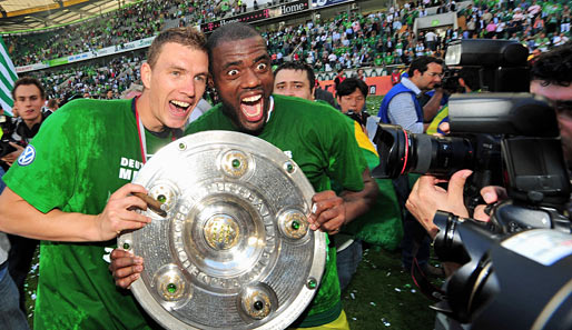 Der größte Erfolg: 2009 wurde Wolfsburg unter Felix Magath sensationell deutscher Meister. Grafite wurde Torschützenkönig, Dzeko machte es ihm 2010 nach