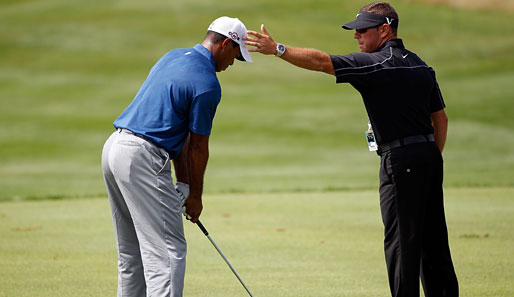 Tiger Woods zeigt sich auch dank der Hilfe von Coach Sean Foley verbessert, aber für ganz vorne reicht es nicht