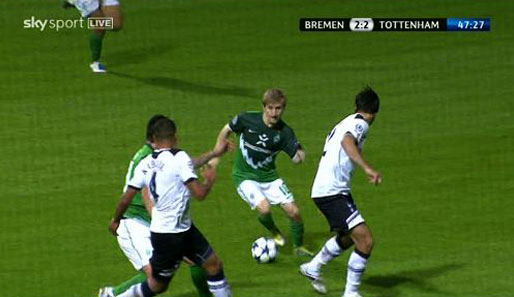 Werder-Tottenham 2:2: So entstand der Bremer Ausgleichstreffer