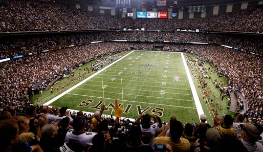 Auftakt in die NFL-Saison 2010/2011! Im Superdome zu New Orleans erreicht die Stimmung den Siedepunkt
