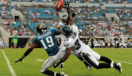Athletische Akrobatik in der NFL: Die Philadelphia Eagles bezwangen die Jacksonville Jaguars mit 28:3.
