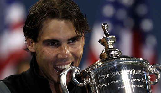 Ein erfolgreiches Jahr für Rafael Nadal: Neben den US Open ging er auch in Wimbledon und bei den French Open als Sieger vom Platz