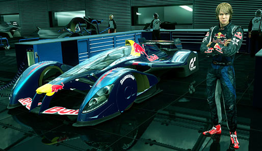 Selbst testen kann man den "Red Bull X1" in "Gran Turismo 5". "Eine Grenzerfahrung in Sachen Technologie und Ästhetik", sagt Entwickler Yamauchi