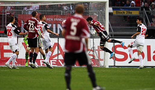 Nürnberg - Köln 3:1: Beim Club war einmal mehr auf Ilkay Gündogan Verlass. Der Deutsch-Türke traf zum 2:1
