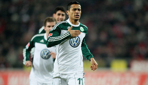 Das Tor des Tages schoss Wolfsburgs Cicero. Per Fallrückzieher markierte er den 1:1-Endstand