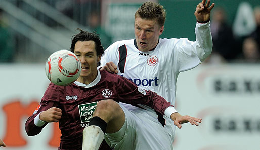 Maik Franz (r.), 29, seit 2009 bei Eintracht Frankfurt