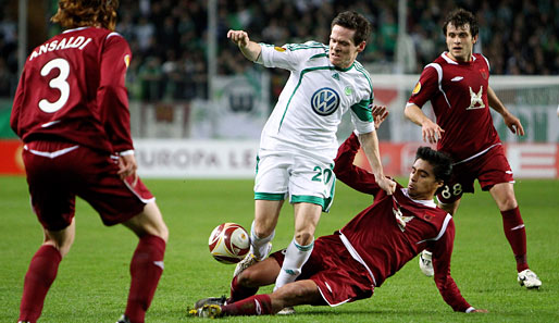 Sascha Riether, 27, seit 2007 beim VfL Wolfsburg