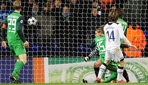 Luca Modric war der Mann, der für Tottenham den zweiten Treffer kurz vor der Pause erzielt hat