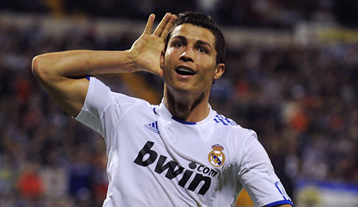 Rang 1: Cristiano Ronaldo von Real Madrid (40 Tore). Der Superstar stellte einen neuen Tor-Rekord auf