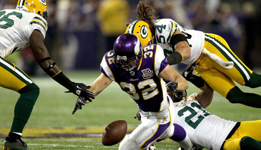 Minnesota Vikings - Green Bay Packers 3:31: Keine Chance für Brett Favre und die Vikings. Minneapolis wurde von den Packers regelrecht überrollt