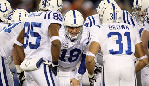 Tennessee Titans - Indianapolis Colts 28:30: Peyton Manning is back. Die Colts meldeten sich mit einem Sieg gegen die Titans zurück