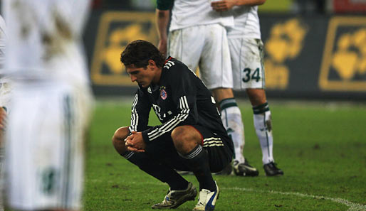 Mario Gomez wollte sein 13. Saisontor nicht gelingen. So blieb Wolfsburg immer im Spiel
