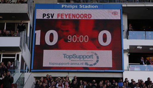Ein denkwürdiges Spiel ereignete sich am 24. Oktober 2010 in Eindhoven: Der PSV demütigte Feyenoord Rotterdam mit 10:0