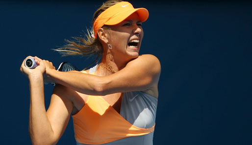 Maria Scharapowa gewann 2008 die Australian Open. Die Russin siegte souverän in der ersten Runde