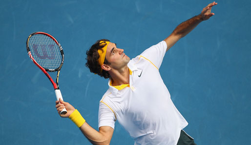 Roger Federer konnte viermal die Australian Open gewinnen. Sein Auftaktmatch gegen Lukas Lacko gewann er in nur 84 Minuten mit 6:1, 6:1, 6:3