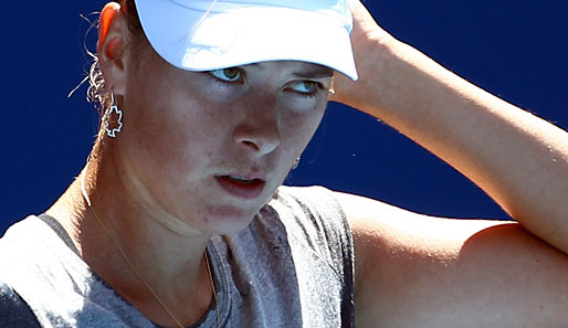 Maria Scharapowa bereitet sich entschlossen auf die Australian Open vor, die in der Nacht zum Montag beginnen. Wir schauen Dir in die Augen, Kleines