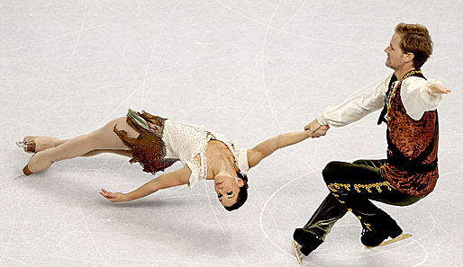Don Baldwin schleuderte seine Partnerin Tiffany Vise übers Eis. Bei den US-Championships reichte es jedoch nur zu Platz fünf