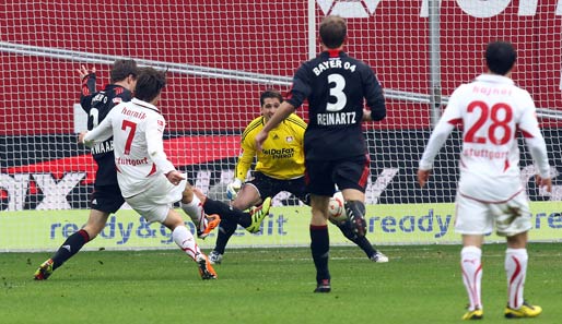 Doch die Freude währt nur kurz: Bereits zehn Minuten später erzielt Martin Harnik den Ausgleich für den VfB Stuttgart