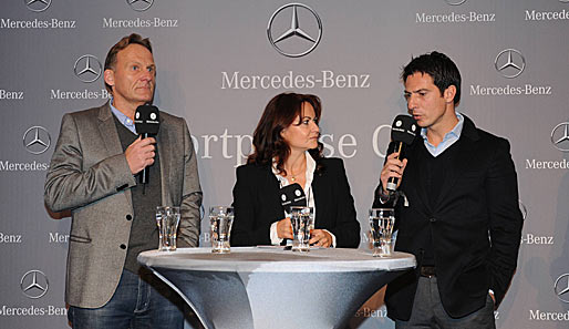 BVB-Boss Hans-Joachim Watzke (l.) zählte auch zu den hochkarätigen Talk-Gästen
