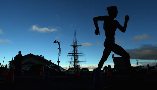 Australien sucht seine besten Geher: Claire Tallent beim 20-km-Wettbewerb in Hobart