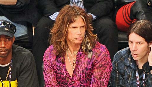 Amazing - anders kann man den Auftritt von Aerosmith-Leadsänger Steven Tyler nicht beschreiben