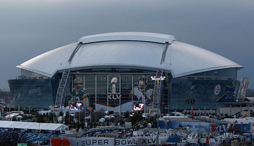 Schauplatz des Super Bowl XLV ist das Cowboys Stadium in Arlington, Texas