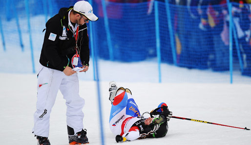 Nicht ins Ziel kam Lara Gut: Die Schweizerin stürzte im Slalom