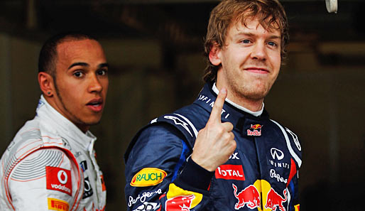 Sebastian Vettel jagte seine Kylie in Melbourne überlegen auf die Pole-Position. Da konnte selbst Lewis Hamilton nur bewundernd hinterherblicken