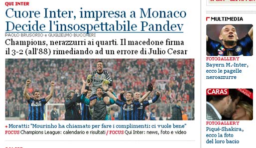 La Stampa (Italien): "Inters großes Herz: Pandew wird unvermutet zum entscheidenden Mann"