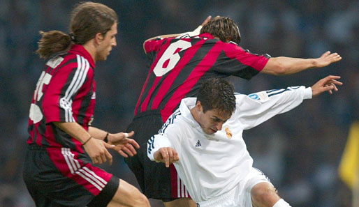 Der dritte und bis dato letzte Champions-League-Titel für Raul: In Glasgow besorgte der Spanier 2002 gegen Bayer Leverkusen die 1:0-Führung