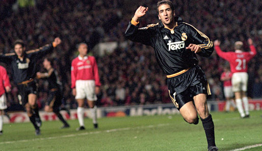 Große Spiele werden von großen Spielern entschieden - so geschehen in Manchester 2000. Raul netzte im Rückspiel des Viertelfinals gegen United gleich doppelt