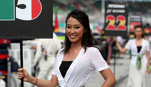 Die schönsten Gridgirls vom Malaysia-GP