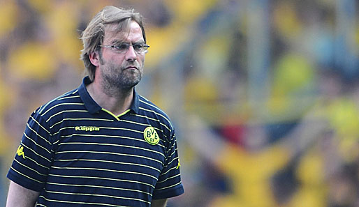 BVB-Coach Jürgen Klopp fand das Spiel der Seinen offensichtlich eher mäßig