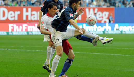 Paolo Guerrero vergab beim Stand von 0-1 die Riesen-Chance zum Ausgleich für den HSV