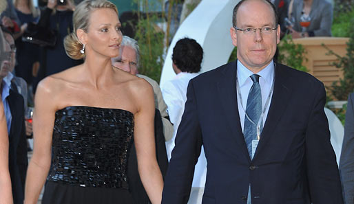 Gastgeber des Abends waren Fürst Albert von Monaco und seine Bald-Ehefrau Charlene Wittstock