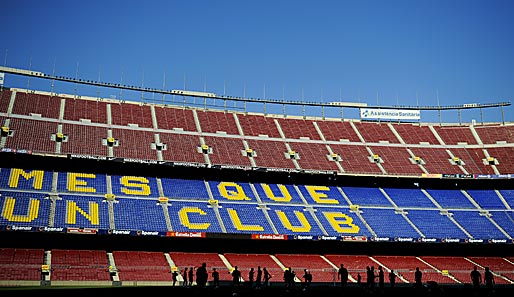 Das Camp Nou ist die Heimat des FC Barcelona und mit 98.787 Plätzen das größte Stadion Europas