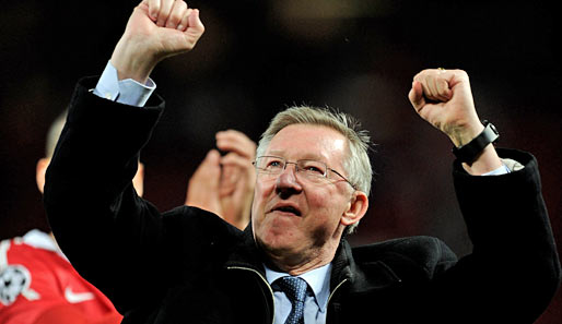 Am Ende jubelte auch Sir Alex Ferguson ausgelassen. Er steht zum vierten Mal mit ManUtd im Champions-League-Finale