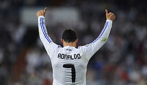 TORSCHÜTZENKÖNIG: Cristiano Ronaldo stellte mit 40 Treffern einen neuen Rekord in der Primera Division auf