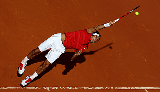Tag 10: Roger Federer hatte gegen Lokalmatador Gael Monfils kaum Probleme. Nach dem 6:4, 6:3, 7:6 steht der Schweizer im Halbfinale