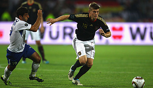 Aserbaidschan - Deutschland 1:3: Organisator im defensiven Mittelfeld - Toni Kroos gehörte zu den besten deutschen Spielern in Baku