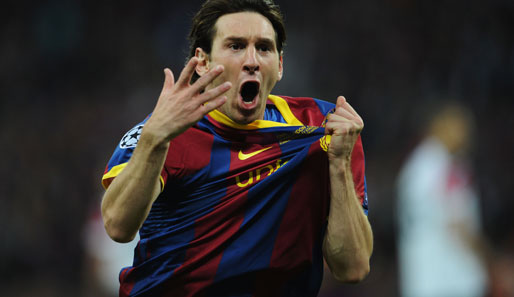 Platz 10: Lionel Messi (23 Jahre, Fußball). Jahresverdienst: ca. 22 Millionen Euro